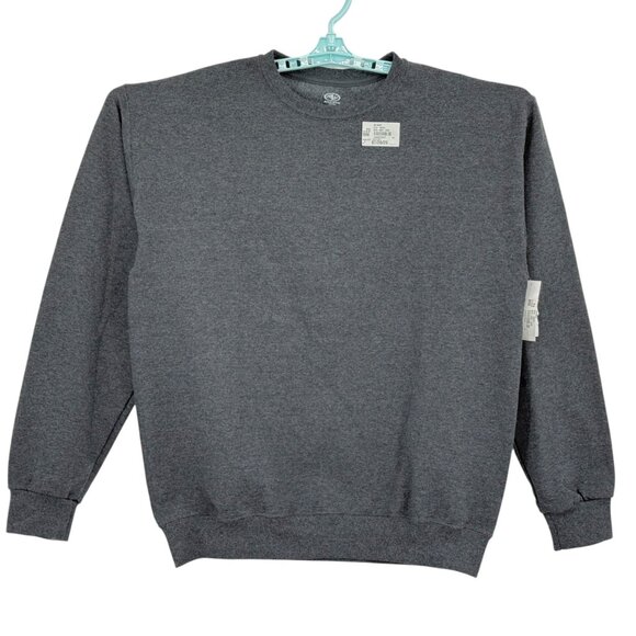 Athletic Works Men's Fleece Dark Gray Sweatshirt M (38-40) Moisture Wicking NWT - Picture 1 of 10